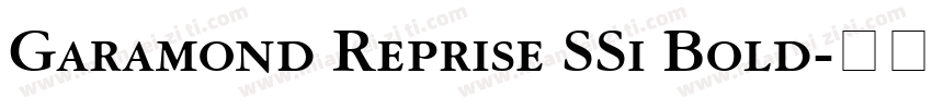 Garamond Reprise SSi Bold字体转换
